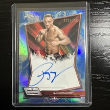 2026 Topps Chrome WWE Ilja Dragunov Red Brand Auto BLUE /150