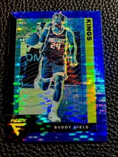 2020-21 Panini Flux Basketball Blue Prizm #155 Buddy Hield - Kings