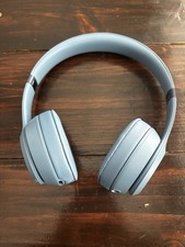 Beats by Dr. Dre Blue Bluetooth Foldable Over-Ear Headphones with Case  Cables