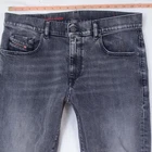 Mens Diesel 2019 D-STRUKT 09D20 Stretch Slim Straight Grey Jeans W33 W32 L32