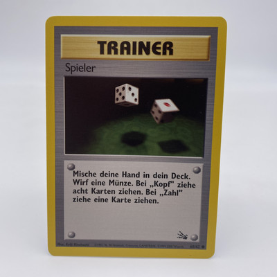 Pokémon Spieler 60/62 DE Common Fossil 1999