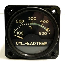 200-2G1B(2) AN5790-6 Edison Garwin Vintage Cylinder Head Temperature Indicator