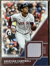 2026 Topps Series 1 Kristian Campbell Major League Material Relic Boston Red Sox