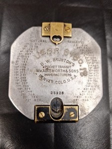 1920s Pocket Transit Compass