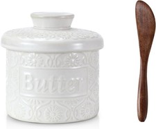 Butter Crock Ceramic Crock With Lid Dish Lid For White