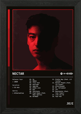 Nectar (2020) Album by Joji Framed Wall Art Poster Canvas Print Picture