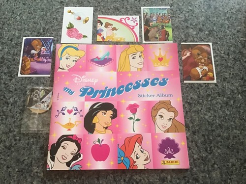Panini Disney Princess My Princesses Sticker Album No Poster Disney 100 Coin