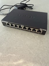 NETGEAR GS308v3 8-Port Gigabit Ethernet Unmanaged Switch with Power Adapter