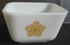 Vintage PYREX "Butterfly Gold" Small Refrigerator Dish, NO LID, 501 B 1.5 Cup