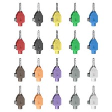 20PCS 4mm Banana Plugs Quick Wiring Connect, Ten Colors