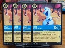 Disney Lorcana Reign of Jafar Olaf 156/204 x4 Playset