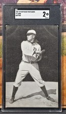 TY COBB 1907 Dietsche Postcards RC Rookie Card SGC 2 Batting DETROIT TIGERS HOF. rookie card picture