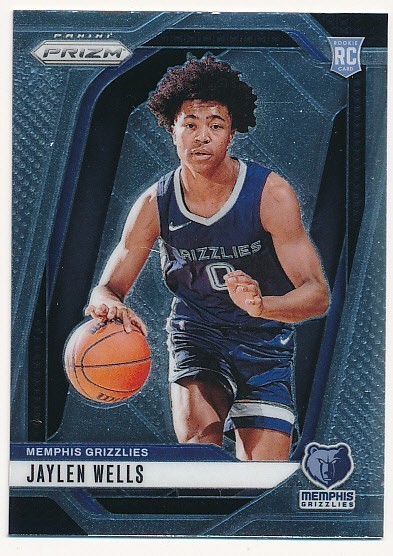 JAYLEN WELLS 2024-25 PANINI PRIZM #239 RC ROOKIE MEMPHIS GRIZZLIES MINT A