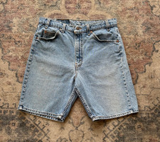 Vintage Levi's 505 Regular Fit Denim Shorts Mens 34 Blue Jorts Jeans Made in USA