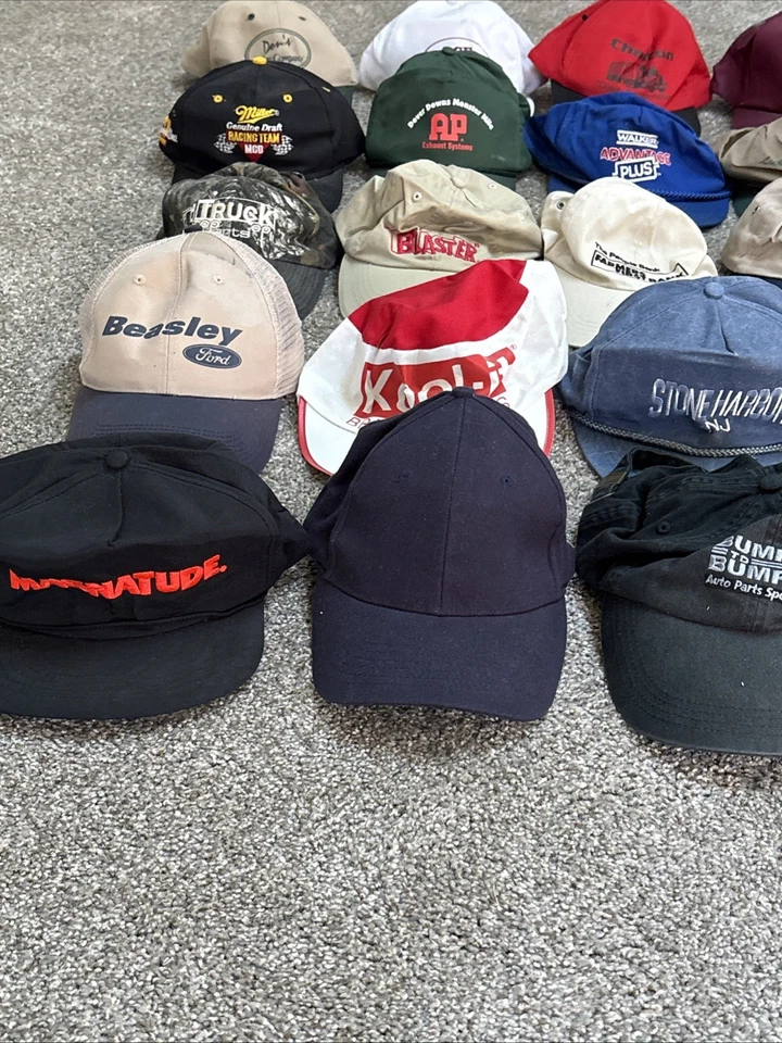 Lote de 35 sombreros (SnapBacks, Harley Davidson's, Trucker, Billabong) Flea Market Foto 2 de 4