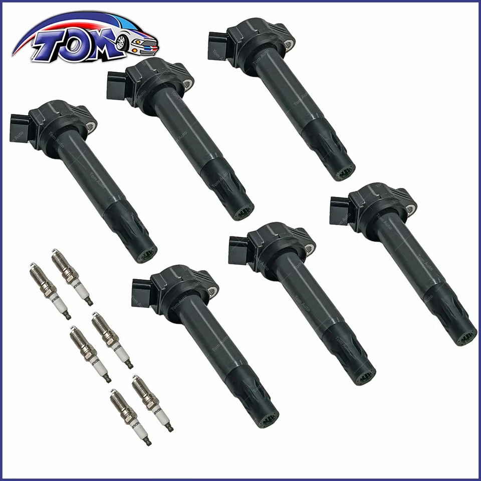 6X Ignition Coil & Spark Plug For 2004-2008 Toyota Solara Sienna UF506 - Image 3 of 4