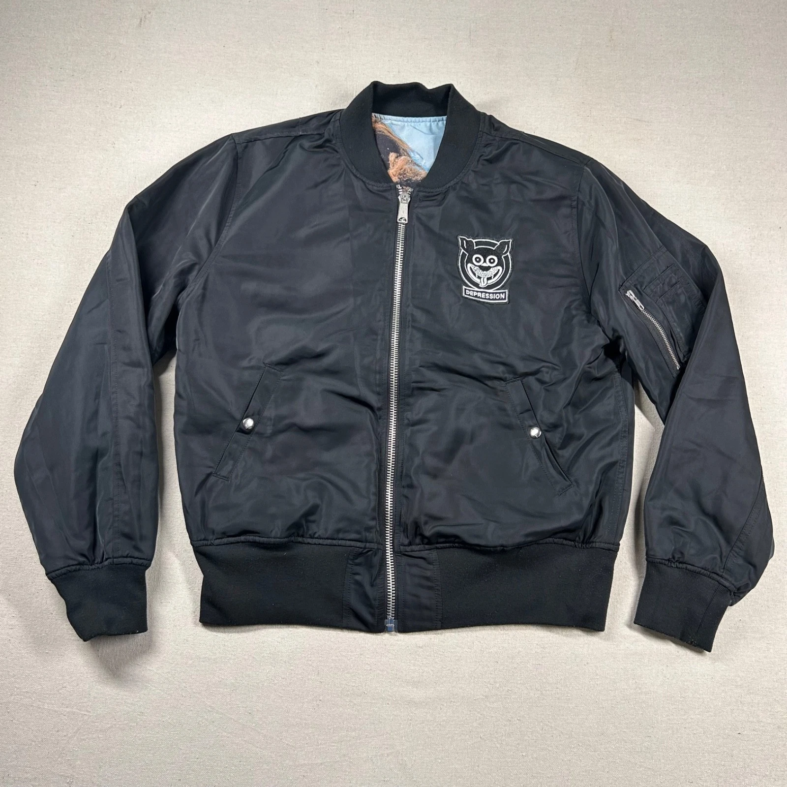 FA F*cking Awesome Jacket Mens XL Reversible Depression Skateboarding Sexy image 3