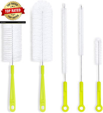 Bottle Cleaning Brush Set - Long Handle Bottle Cleaner for Washing Narrow Neck B