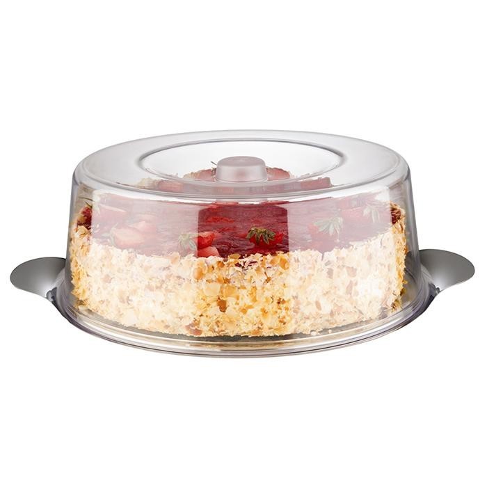 Tortenplatte Kuchenplatte mit Haube für Kuchen Torte Quiche Törtchen RESTPOSTEN