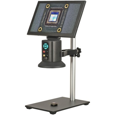 KP 1X-50X Electron Microscope 8.3MP 4K HD Camera HDMI/Type-C Output 10.1''Display