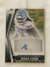 2022 SAGE Low Series Auto Black Joshua Ezeudu #A-JE2 Rookie Auto RC