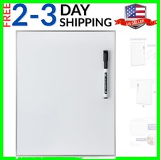 Small Dry Erase Board, 11x14 Inches, Whiteboard with Black Dry Erase Marker, ...