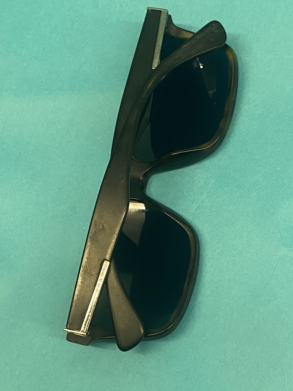 PRADA SPR 19S Sunglasses HAQ-5P2 59mm Blue Lenses Tortoise Frame Made in Italy thumbnail 18