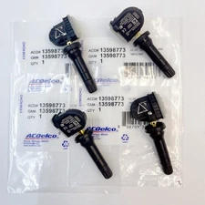 4x OEM TPM233 13598773 TPMS Tire Pressure Sensor For Buick Chevy Cadillac 433MHz