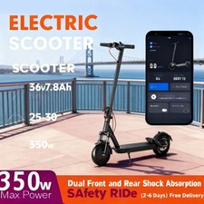 20 mph Adult E - Scooter: 20 - Mile, Dual - Shock, Turbo - Charged Urban Ride