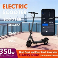 20 mph Adult E - Scooter: 20 - Mile, Dual - Shock, Turbo - Charged Urban Ride