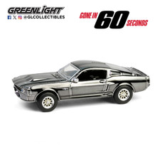 Greenlight Gone in 60 Seconds 1967 Ford Mustang Silver Chrome "Eleanor" 30558
