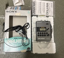 RARE WALKMAN SONY WM-FX43 - GREAT COND FULLYWORKING with Sony Headphones