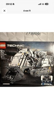 LEGO Technic Liebherr Bagger R 9800 CONTROL+ 42100 4108 Teile 12+