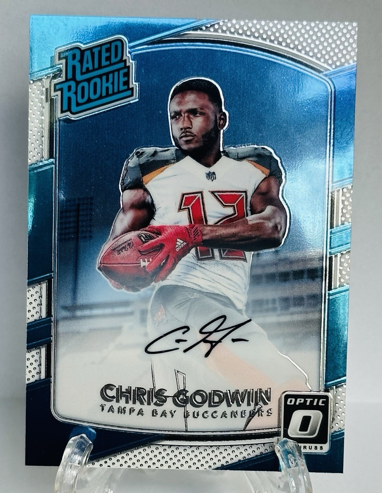 2017 Donruss Optic - Rated Rookie Chris Godwin #155 Autographs /150 (AU, RC)