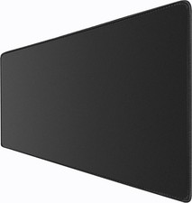 Large Extended Gaming Mouse Pad, 31.5" 31.5 inches x 15.7 inches, Black