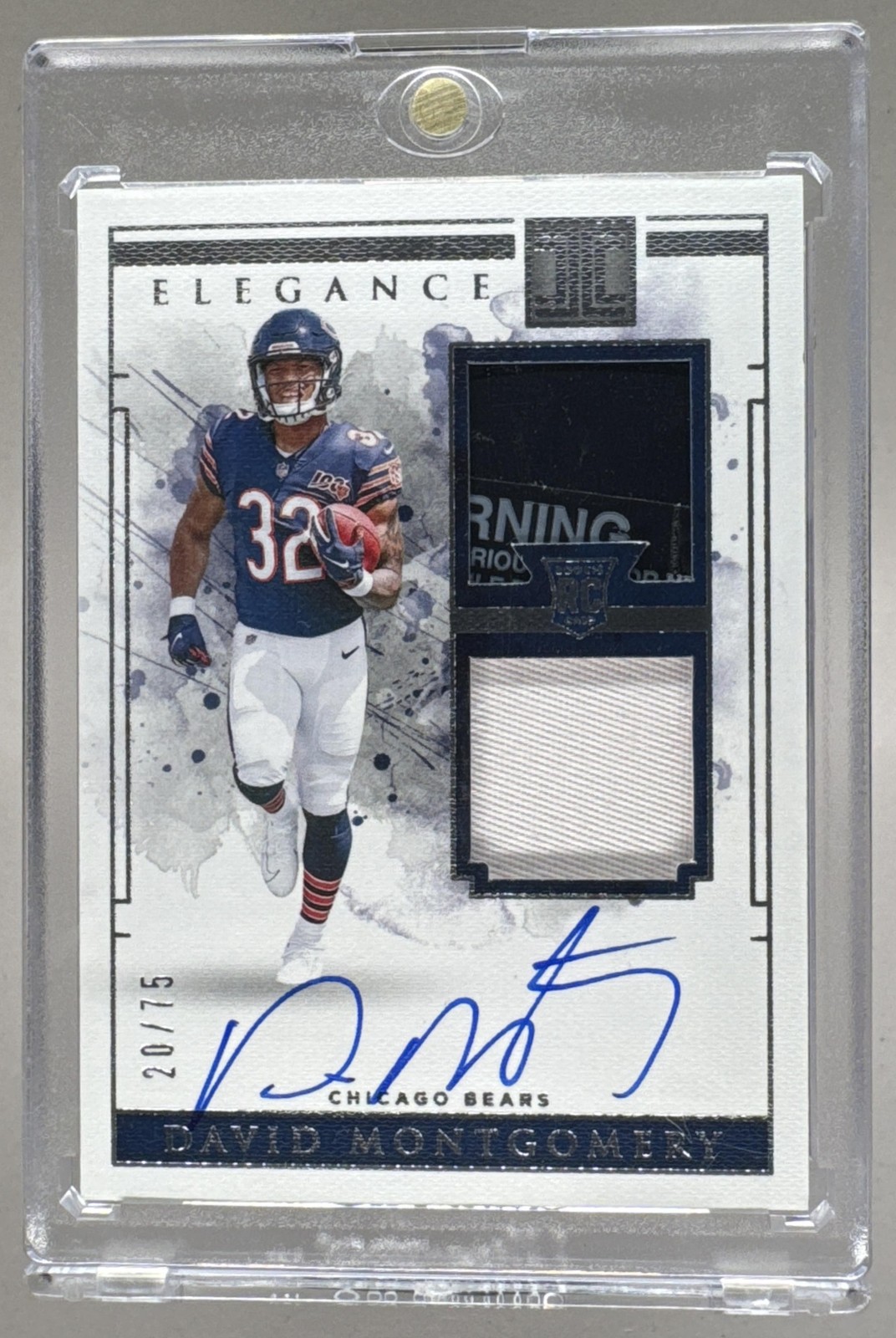 David Montgomery Panini Impeccable #111 Autograph
