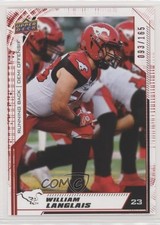 2020 Upper Deck CFL Red 93/165 William Langlais #150 08ev