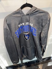 Fanatics MLS San Jose Earthquakes Hoodie- Adult  2XL- Hoodie Blue