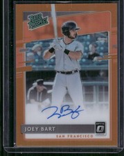 2020 Donruss Optic #RPS-JO Joey Bart Rated Prospect Orange AUTO #/75