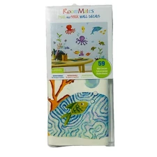 RoomMates Peel and Stick Ocean Sea Life Wall Decals 59 Repositionable NEW