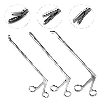 Laminectomy Cushing Pituitary Rongeur 3mm X 10mm Cup Jaws Set Straight Up Down