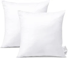 20X20Inch Throw Pillow Inserts, Set of 2 Square Form Cushion Stuffers for Couch,