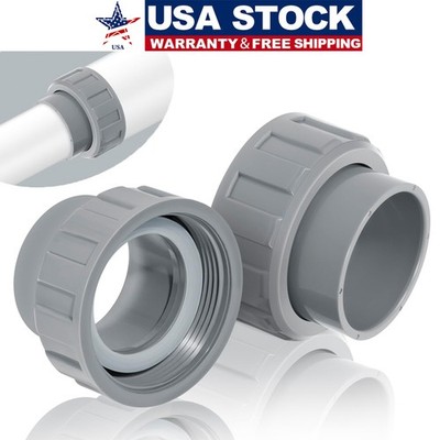 006723F 2'' PVC Connector & Nut Kit for Raypak Pool Heater Part R185A R265A R335A