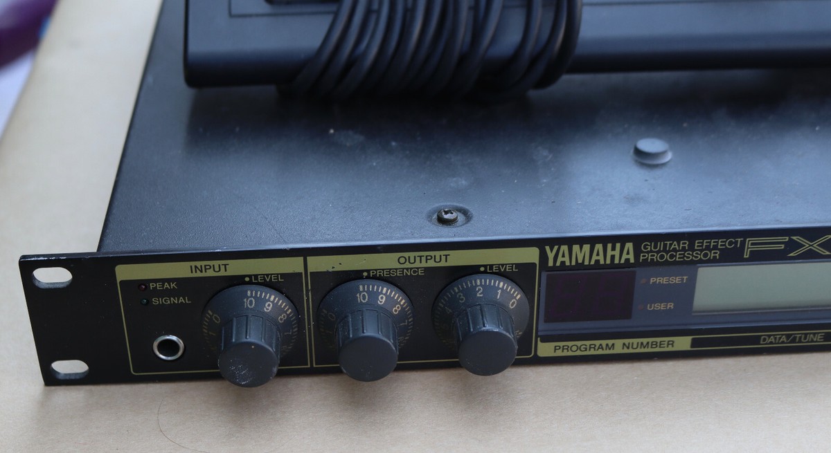 Yamaha FX770 Guitar Effects Processor Rack Pedal w/ MFC06