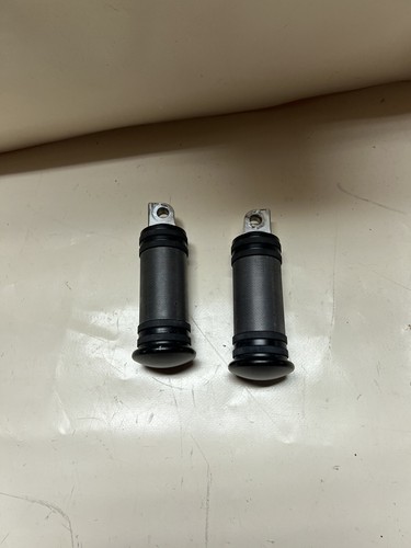 Harley Davidson BLACK Highway Front Rear Foot Pegs Footpeg Peg Male Mount