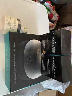 NuBrilliance Microdermabrasion Kit Skin Care System Rejuvenate Restore Renew