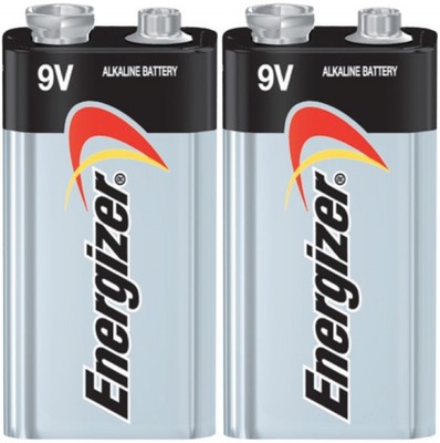 2 Energizer Max 9V 9 Volt E522 Alkaline Battery Bulk