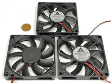 3 x Fan 5V 8015 2Pin 80x80x15mm Brushless Axial Cooler 8cm DC Cooling 80mm G38