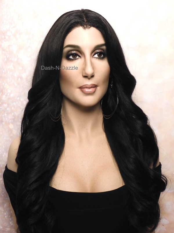 CHER mannequin Wig bust with BROWN glass eyes! NEW EXCLUSIVE TALL DESIGN!