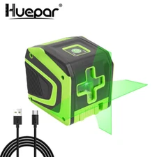 Huepar Self leveling Laser Level with Rechargeable Li-ion Battery Green Beam